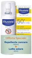 MUSTELA REPELLENTE ZANZARE 100 ML + SOLARE BABY SPRAY 40 ML