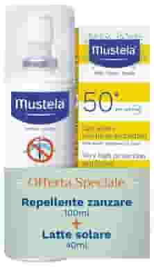 MUSTELA REPELLENTE ZANZARE 100 ML + SOLARE BABY SPRAY 40 ML