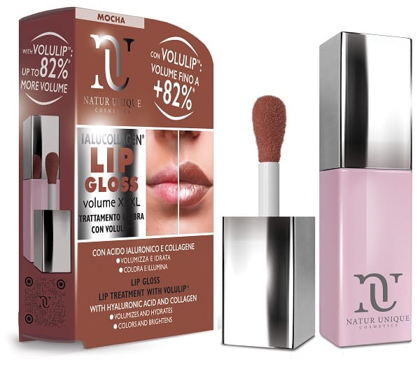 NATUR UNIQUE IALUCOLLAGEN LIP GLOSS VOLUME XXXL MOCHA 8 ML