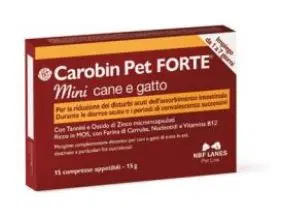CAROBIN PET FORTE MINI 15 COMPRESSE CAROBIN PET FORTE MINI 15 COMPRESSE