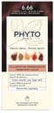 COLOR KIT PHYTOCOLOR 6,66 CASTANO INTENSO ROSSO CILIEGIA 1 LATTE RIVELATORE 50 ML + 1 CREMA COLORANTE 50 ML + 1 MASCHERA PROLUNGA COLORE 10 ML + 1 PAIO DI GUANTI