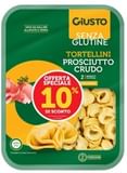GIUSTO SENZA GLUTINE TORTELLINI PROCIUTTO CRUDO 250 G TAGLIO PREZZO -10%