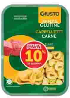 GIUSTO SENZA GLUTINE CAPPELLETTI CARNE 250 G TAGLIO PREZZO -10% GIUSTO SENZA GLUTINE CAPPELLETTI CARNE 250 G TAGLIO PREZZO -10%