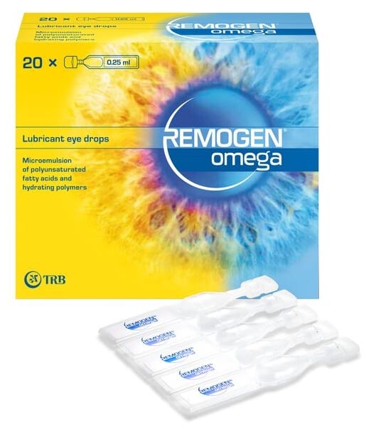 Remogen Omega Gocce Oculari Lubrificanti 20 Monodose Da 0,25 Ml