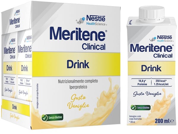 MERITENE CLINICAL DRINK VANIGLIA 4 BOTTIGLIE DA 200 ML