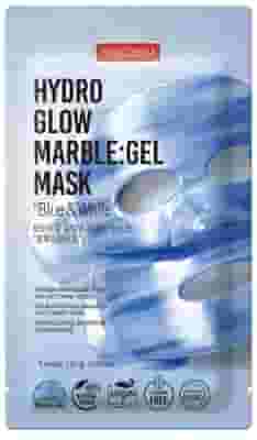 PUREDERM FOR YOUR PURE SKIN HYDRO GLOW MARBLE MASCHERA IN HYDROGEL EFFETTO MARMO BLUE & WHITE 24 G