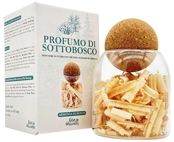 PROFUMO SOTTOBOSCO DIFFUSORE CON TRUCIOLI DI QUIETE