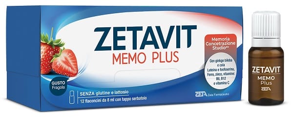 ZETAVIT MEMO PLUS 12 FLACONCINI 8 ML