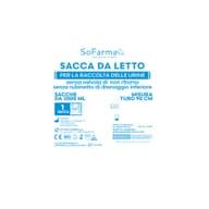 SACCA URINA SOFARMAPIU' 2 LITRI SENZA VALVOLA DI NON RITORNO SENZA RUBINETTO DRENAGGIO INFERIORE TUBO 90 CM