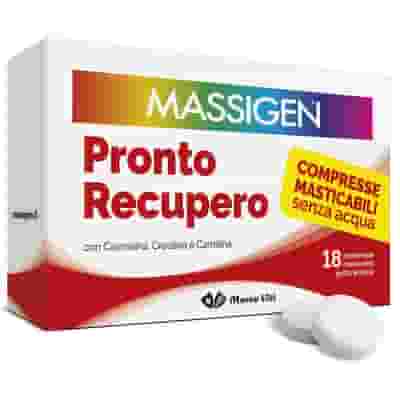 MASSIGEN PRONTO RECUPERO 18 COMPRESSE MASTICABILI