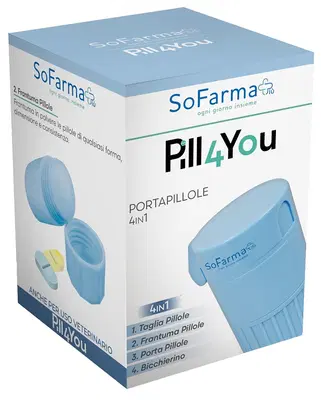 PILL4YOU PORTAPILLOLE 4 IN 1 SOFARMAPIU' PILL4YOU PORTAPILLOLE 4 IN 1 SOFARMAPIU'