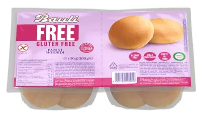 BAULI FREE PANINI MORBIDI 4 PEZZI DA 50 G BAULI FREE PANINI MORBIDI 4 PEZZI DA 50 G