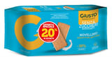 GIUSTO SENZA ZUCCHERI AGGIUNTI BISCOTTI DEL MATTINO 350 G TAGLIO PREZZO 20%
