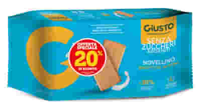 GIUSTO SENZA ZUCCHERI AGGIUNTI BISCOTTI DEL MATTINO 350 G TAGLIO PREZZO 20% GIUSTO SENZA ZUCCHERI AGGIUNTI BISCOTTI DEL MATTINO 350 G TAGLIO PREZZO 20%