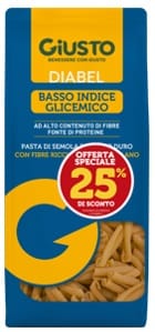 GIUSTO DIABEL CASERECCE 400 G TAGLIO PREZZO -25%