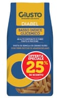 GIUSTO DIABEL SEDANINI RIGATI 400 G TAGLIO PREZZO -25%