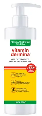 VITAMINDERMINA SEBO DETERGENTE 240 ML PROMO VITAMINDERMINA SEBO DETERGENTE 240 ML PROMO