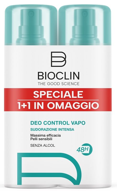 BIOCLIN DEODORANTE CONTROL VAPO NUOVA FORMULA 2 PEZZI 100 ML BIPACK