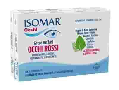 ISOMAR OCCHI ROSSI GOCCE OCULARI ACIDO IALURONICO 0,20% 10+10 FLACONCINI