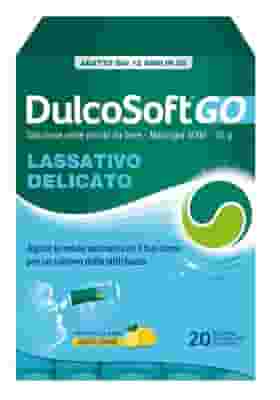 DULCOSOFT GO SENZA ZUCCHERO SENZA GLUTINE SENZA LATTOSIO GUSTO LIMONE 20 BUSTINE DA 20 ML