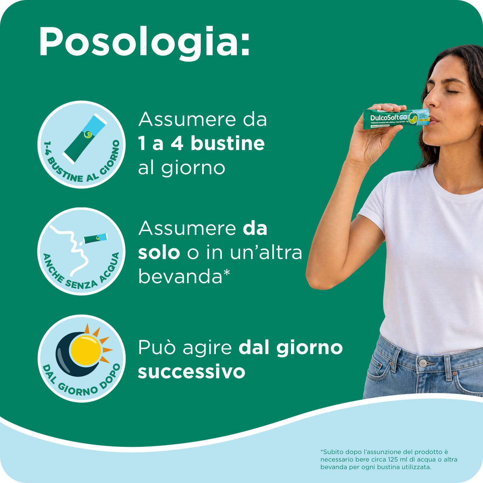 DULCOSOFT GO 20 BUSTINE DA 20 ML GUSTO LIMONE SENZA ZUCCHERO SENZA GLUTINE SENZA LATTOSIO