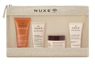 NUXE TROUSSE VOYAGE REVE DE MIEL 2026 FACE AND BODY ULTRA RICH CLEANSING GEL 30 ML + ULTRA COMFORTING FACE BALM 15 ML + MELTING HONEY BODY OIL BALM 30 ML + HAND AND NAIL CREAM 15ML