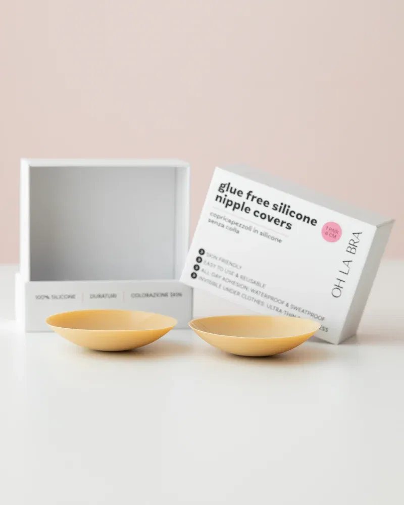 COPRICAPEZZOLI SILICONE SENZA COLLA 2 PEZZI