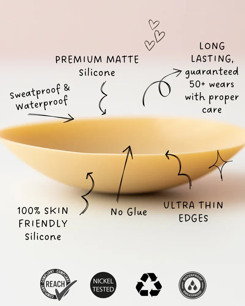 COPRICAPEZZOLI SILICONE SENZA COLLA 2 PEZZI