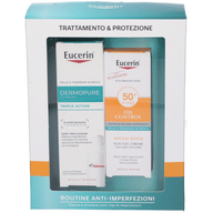 EUCERIN SUN DERMOPURE ROUTINE PACK Q1 2026 1 DERMOPURE CLINICAL SIERO TRIPLA AZIONE 40 ML + 1 SUN OIL CONTROL SPF 50+ 50 ML