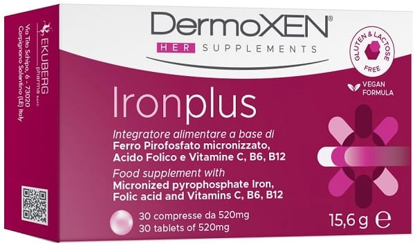 DERMOXEN IRONPLUS 30 COMPRESSE