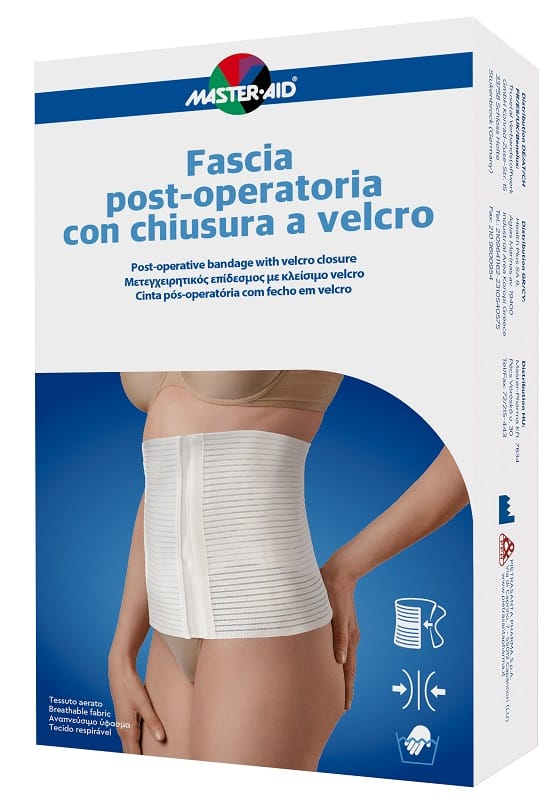 FASCIA POST OPERATORIA MASTER-AID CHIUSURA A VELCRO MILLERIGHE 90-110CM