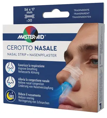 CEROTTO NASALE MASTER-AID 56X17MM 30 PEZZI CEROTTO NASALE MASTER-AID 56X17MM 30 PEZZI