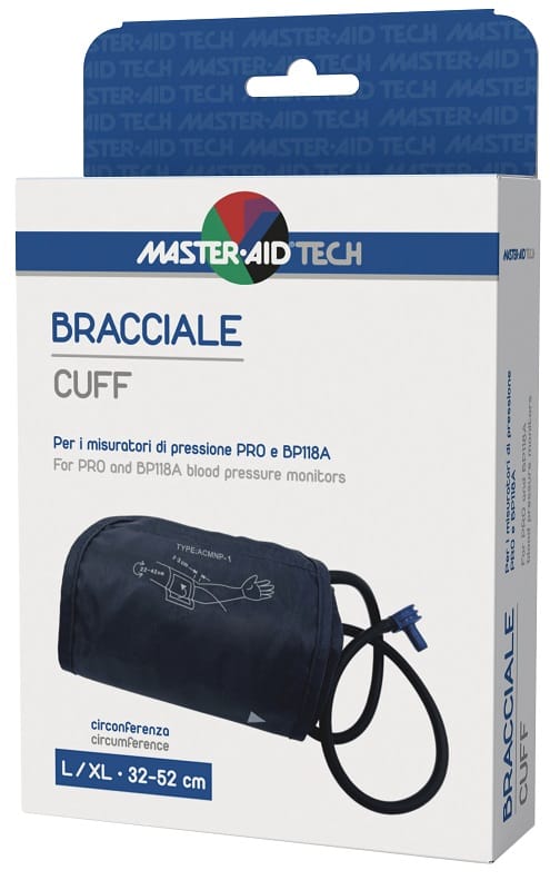 BRACCIALE PER MISURATORE DI PRESSIONE MASTER-AID TECH PRO E BP118A L/XL 32-52CM