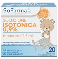 SOLUZIONE SALINA 0,9% 20 FLACONI 2,5 ML SOFARMAPIU'