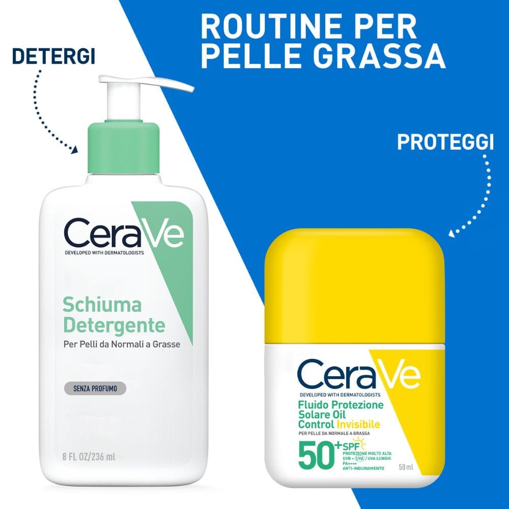 CERAVE FLUIDO PROTEZIONE SOLARE OIL CONTROL INVISIBILE SPF50+ 50 ML