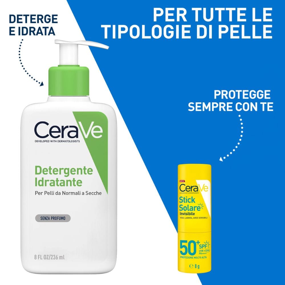 CERAVE STICK SOLARE INVISIBILE SPF50+ 8 G