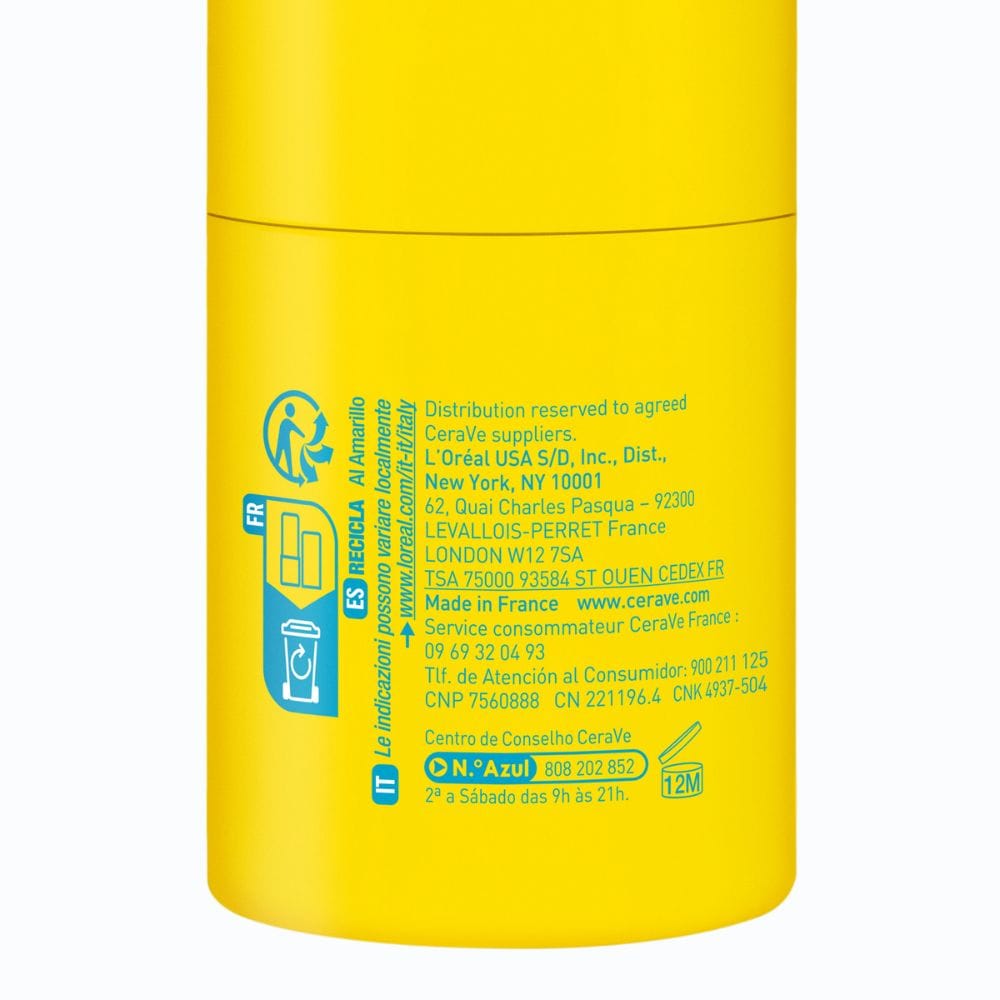 CERAVE STICK SOLARE INVISIBILE SPF50+ 8 G