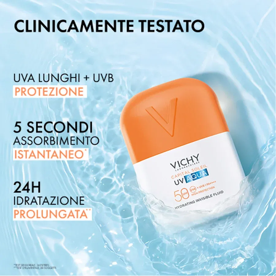 UV AQUA FLUIDO IDRATANTE INVISIBILE SPF50