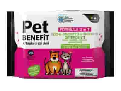 PET BENEFIT SALVIETTE OCCHI/MUSETTO/ORECCHIE 20 PEZZI