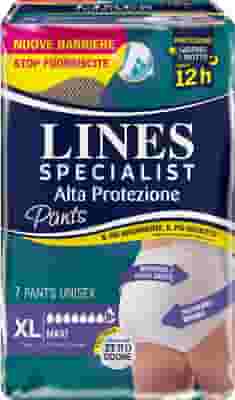PANNOLONE LINES SPECIALIST PANTS UNISEX MAXI ALTA PROTEZIONE EXTRALARGE 7 PEZZI