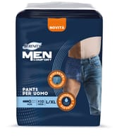 PANNOLONE A MUTANDINA SERENITY MEN COMFORT PLUS L/XL 10 PEZZI