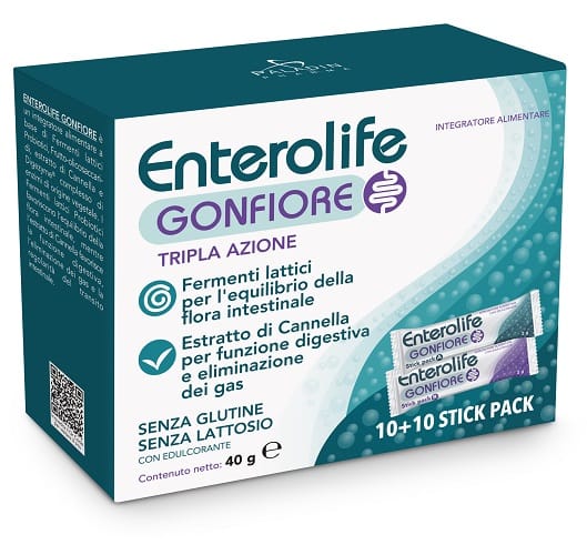 ENTEROLIFE GONFIORE 10+10 STICK PACK