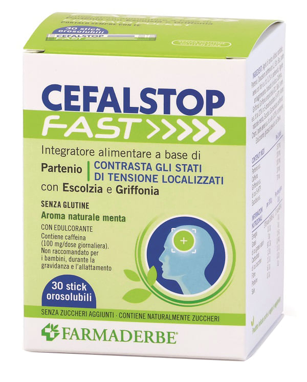 CEFAL STOP FAST 30 STICK OROSOLUBILI