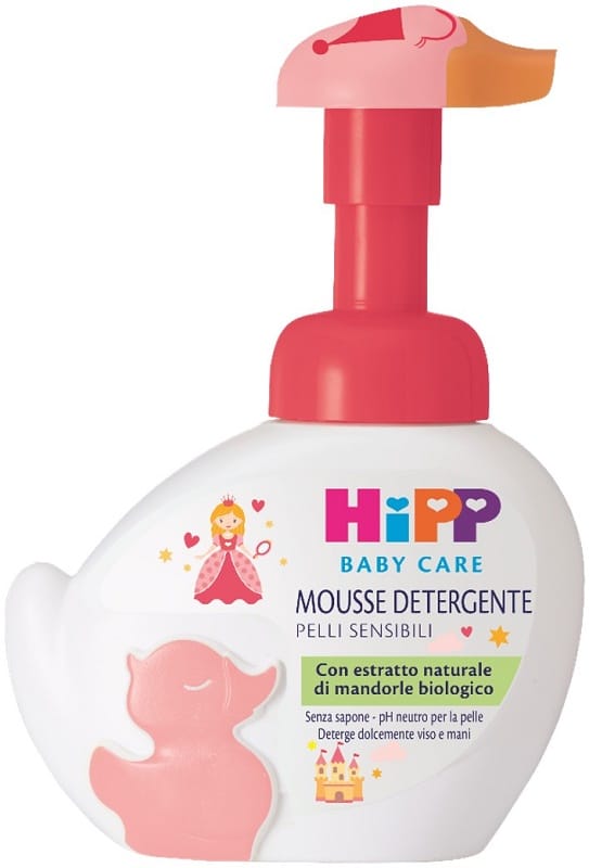 HIPP BABY CARE MOUSSE DETERGENTE PAPERELLA ROSA LIMITED EDITION 250 ML