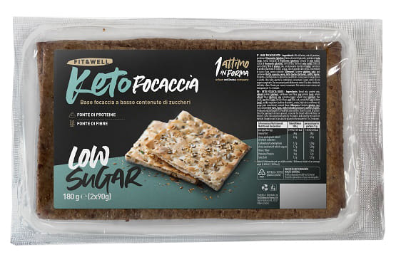 KETO FOCACCIA 2 PEZZI DA 90 G