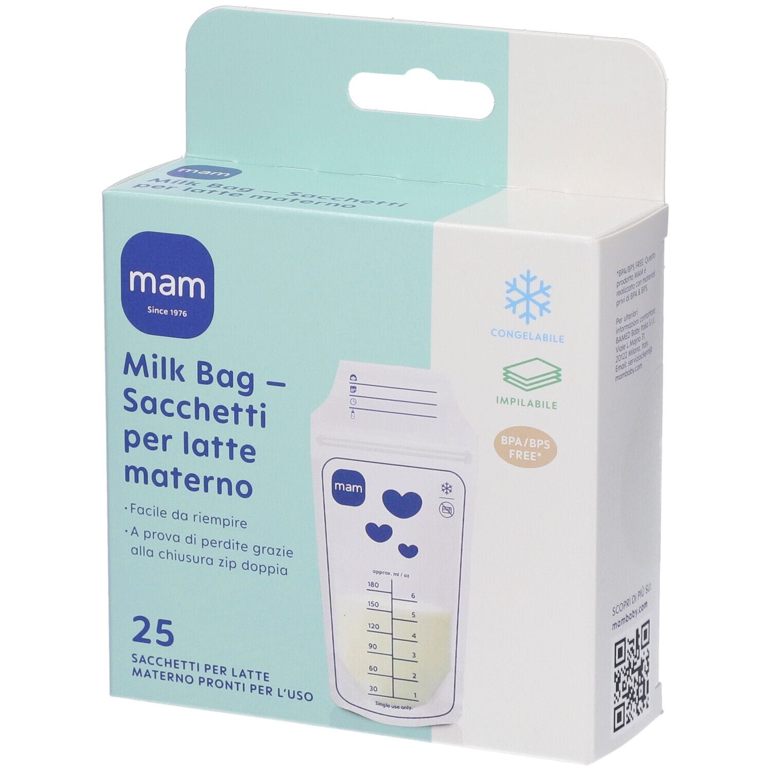 MAM BUSTE PER RACCOLTA LATTE 25 PEZZI