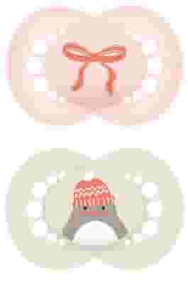 MAM ORIGINAL 2-6 WINTER LIMITED EDITION SILICONE FEMMINA 2 PEZZI