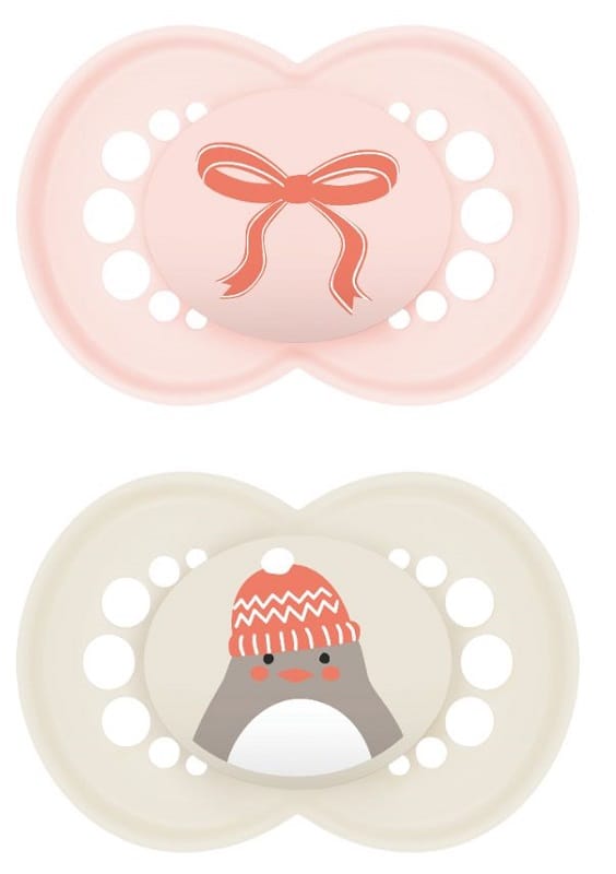 MAM ORIGINAL 6+ WINTER LIMITED EDITION SILICONE FEMMINA 2 PEZZI