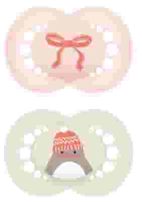 MAM ORIGINAL 6+ WINTER LIMITED EDITION SILICONE FEMMINA 2 PEZZI