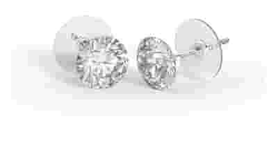 BJT403 ORECCHINI CRYSTAL/SWAROVSKI 8MM STAINLESS STEEL